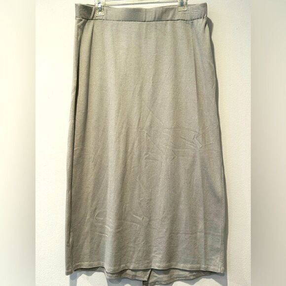 Vince overlap cotton/ tencel skirt size L, NWT - Picture 8 of 14